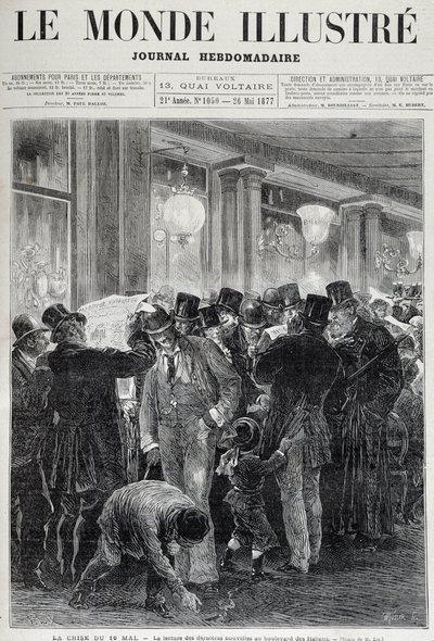 La crisis del 16 de mayo: leyendo periódicos - en 