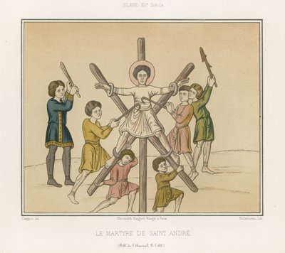 La crucifixión de San Andrés de French School