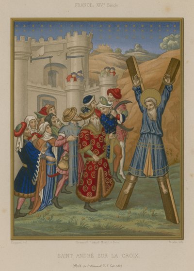 La crucifixión de San Andrés de French School