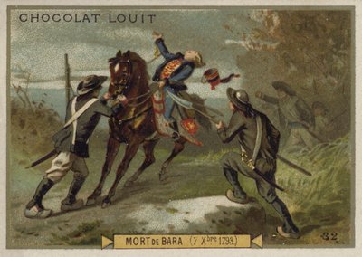 La muerte de Joseph Bara, Levantamiento de Vendée, Revolución Francesa, 7 de diciembre de 1793 de French School