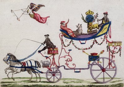 La partida de los tres órdenes hacia Versalles en marzo de 1789 de French School