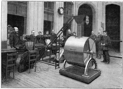 El salón del Crédito Foncier en 1898. de French School