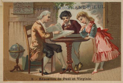 La educación de Paul y Virginie de French School