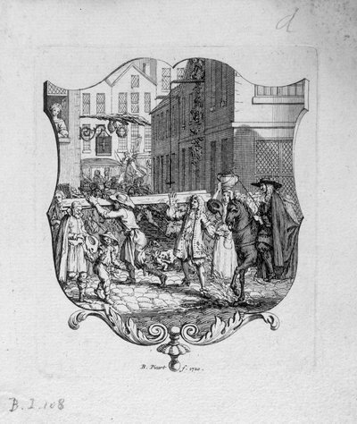 El embrollo de París en el siglo XVII de French School