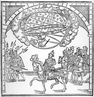 La entrada de Enrique IV en Rouen, ilustración de 