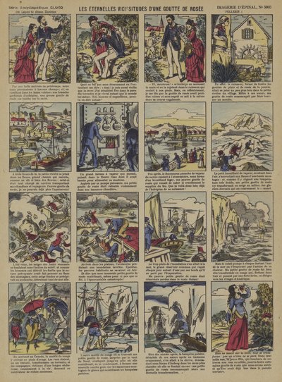 Las vicisitudes eternas de una gota de rocío de French School