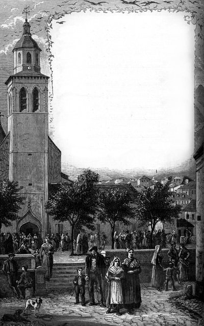 La familia de Bernadette Soubirous (1844-1879) en Lourdes, Altos Pirineos (65) de French School