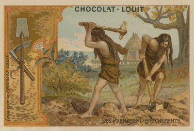 Los primeros desbroces de tierra de French School