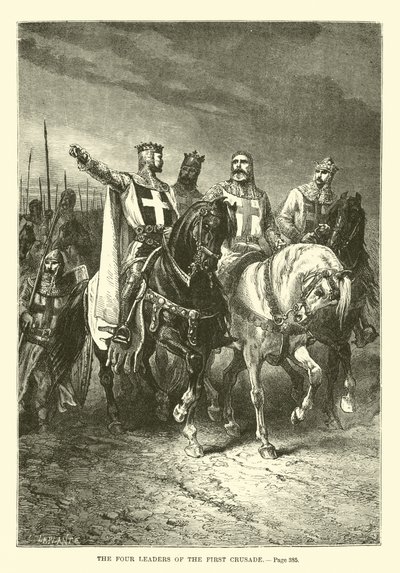 Los cuatro líderes de la Primera Cruzada de French School