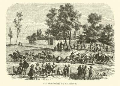 Los hemisferios de Magdeburgo de French School