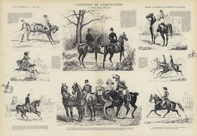 La historia de la equitación de French School