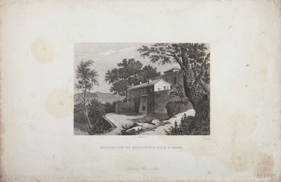 La casa de Napoleón en la isla de Elba de French School
