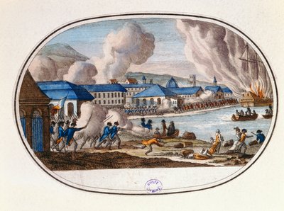 El último día del sitio de Toulon, 18 de diciembre de 1793 de French School