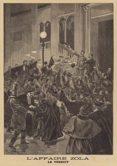 El juicio por difamación de Émile Zola de French School