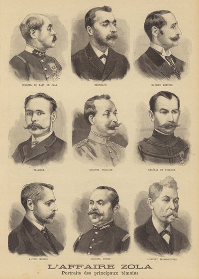 El juicio por difamación de Émile Zola de French School