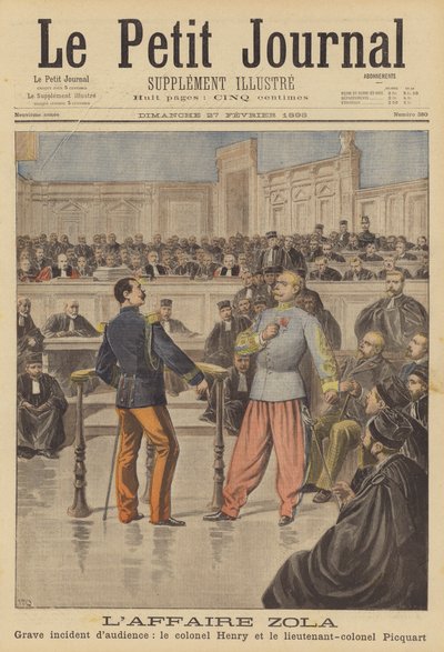El juicio por difamación de Émile Zola de French School