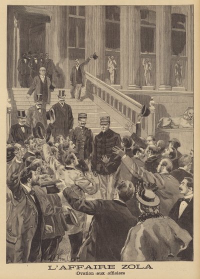 El juicio por difamación de Émile Zola de French School