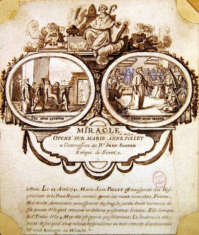 El milagro de Marie-Anne Pollet, c.1741 de French School