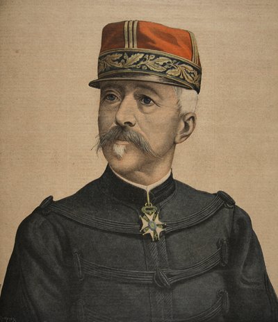 El nuevo Jefe de Estado Mayor del Ejército Francés, ilustración de Le Petit Journal: Supplement illustre, 18 de septiembre de 1898 de French School