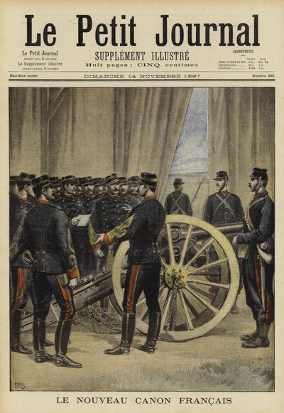 El nuevo cañón francés, 1897 de French School