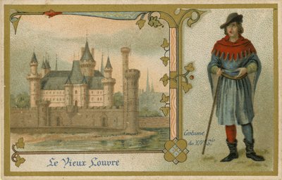 El viejo Louvre de French School