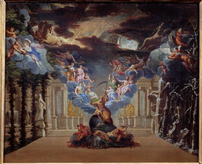 El palacio del tiempo, decorado del prólogo de 