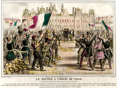 El pueblo disponía del Ayuntamiento cuando se nombró el gobierno provisional el 24/02/1848. Entre los miembros de este gobierno Pierre Marie de Saint-Georges (Saint Georges), Adolphe Cremieux, Francois Arago, Armand Marrast, Louis Antoine Garnier-Pages (Ga de French School