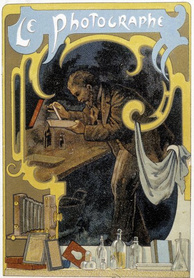 El fotógrafo - chromo de French School