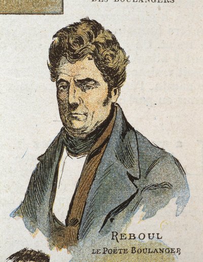 El poeta Reboul apodado “El Panadero de Nîmes” (1796 - 1864) de French School