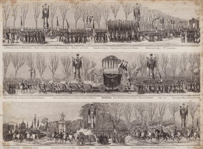 La procesión para el reentierro de Napoleón, París, 1840 de French School