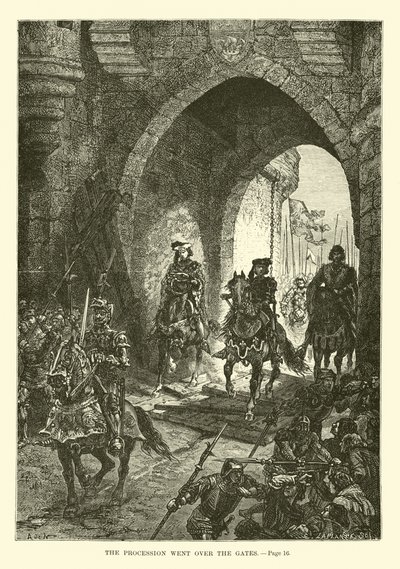 La procesión pasó por las puertas de French School
