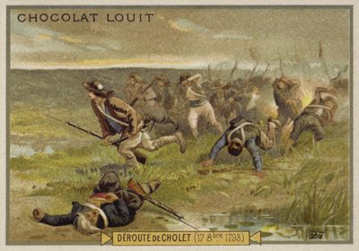 La derrota de Cholet, Guerra en la Vendée, Revolución Francesa, 17 de octubre de 1793 de French School