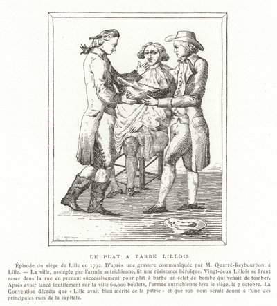 El plato de afeitar de Lille de French School