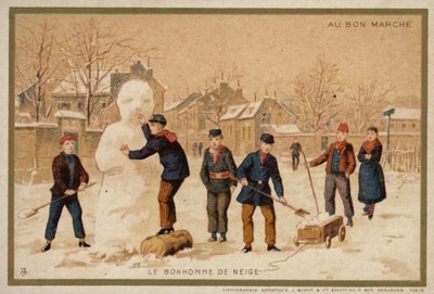 El muñeco de nieve de French School