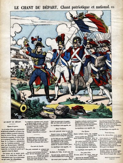 La canción del comienzo, canción patriótica y nacional de French School
