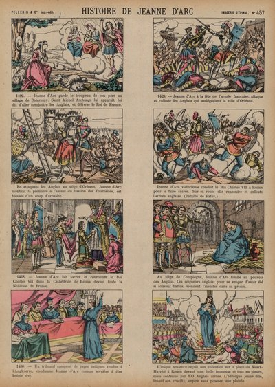 La historia de Juana de Arco de French School