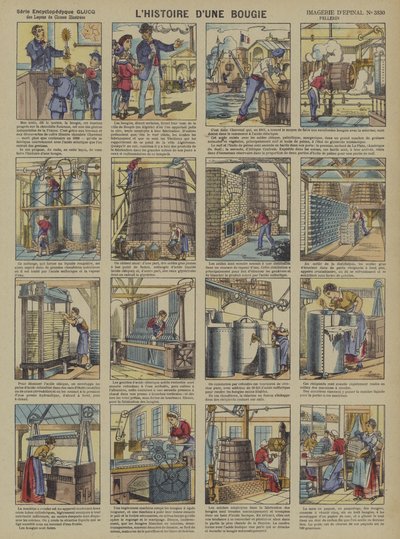 La historia de una vela de French School