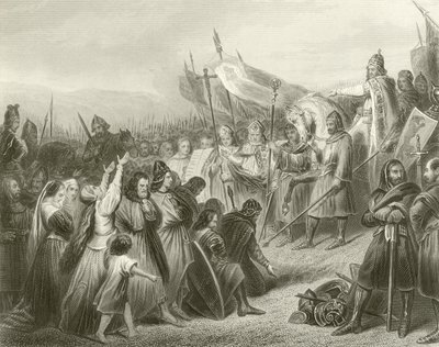 La sumisión de Witikind, 785 de French School