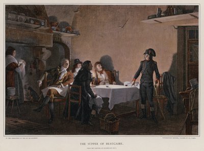 La cena de Beaucaire de French School