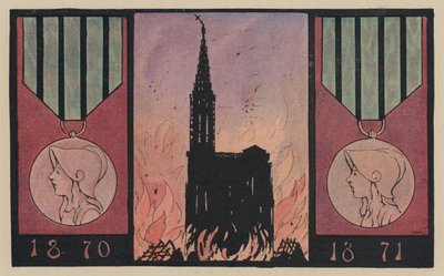 El terrible año de la guerra franco-prusiana en Alsacia de French School