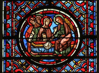 Las tres Santas Mujeres en la Resurrección de French School