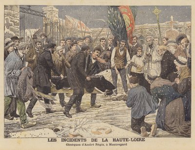 Los problemas en el departamento de Haute-Loire, Francia de French School