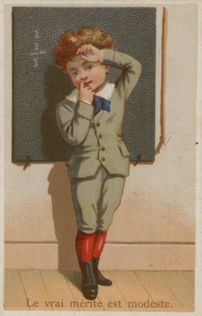 El verdadero mérito es la modestia de French School