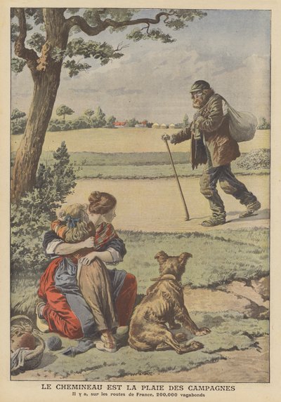 El vagabundo es la plaga del campo de French School