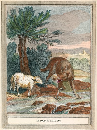 El lobo y el cordero de French School