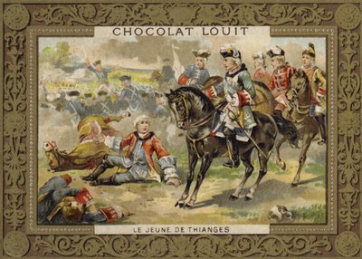 El joven de Thianges, soldado francés de French School