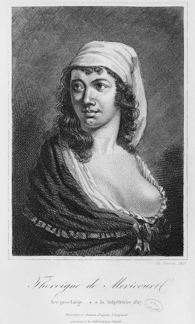 Theroigne de Mericourt, grabado por Charles Devrits (siglo XIX) 1845 de French School
