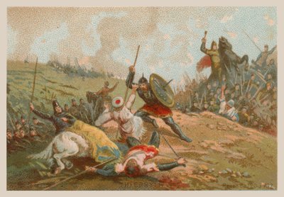 Thierry II, Rey de Francia de 720-737 de French School