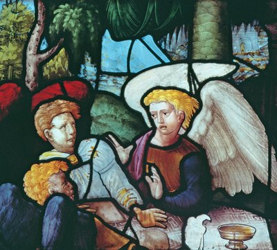 Tres ángeles, primera mitad del siglo XVI de French School