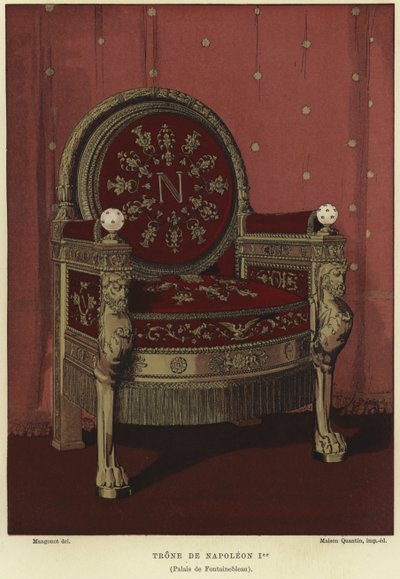 Trono del Emperador Napoleón I de French School